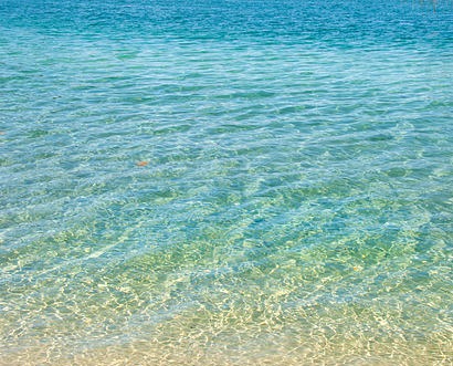 water, clear blue, cropped stock photo