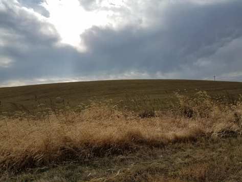 Hill in December outside Orion 2